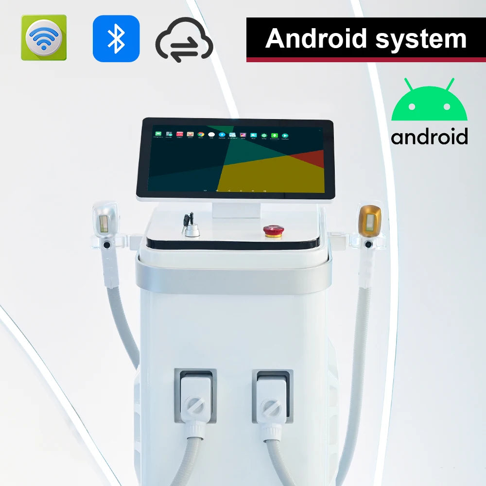 2025 AI Smart Ice Titanium Diode Laser Hair Removal Machine – Switchable Spot, Triple Wavelength