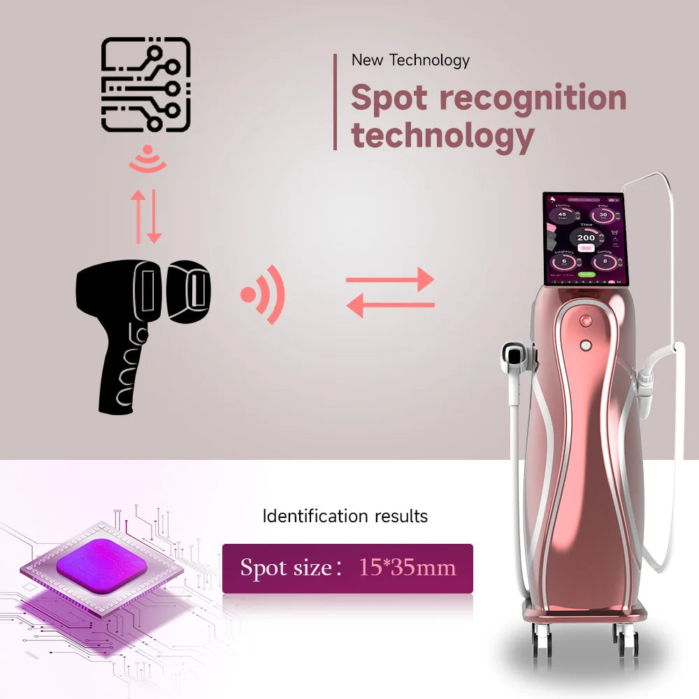 Laser Harmony XL Pro Ice Titanium 808nm Diode Laser Hair Removal Device – UV Disinfection