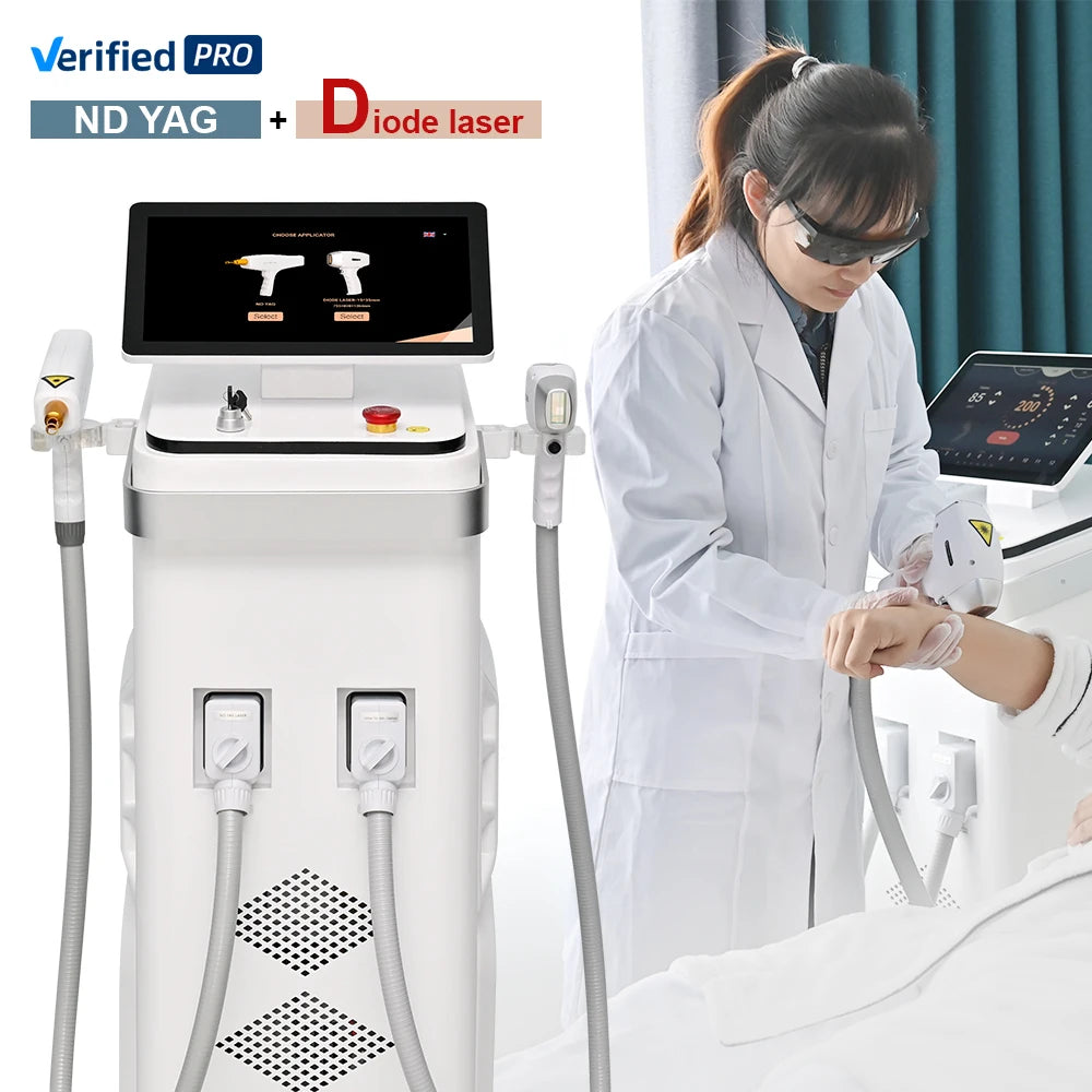 Diode & Nd:YAG Laser Machine | Hair & Tattoo Removal Beauty Equipment