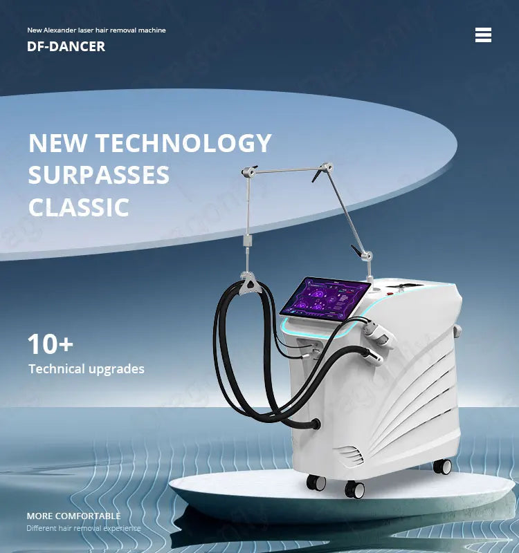 CE & TGA Certified Alexandrite Nd Yag Long Pulsed Laser – 755nm & 1064nm, 3000W High Power Ice Skin Treatment Machine, OEM Service Available