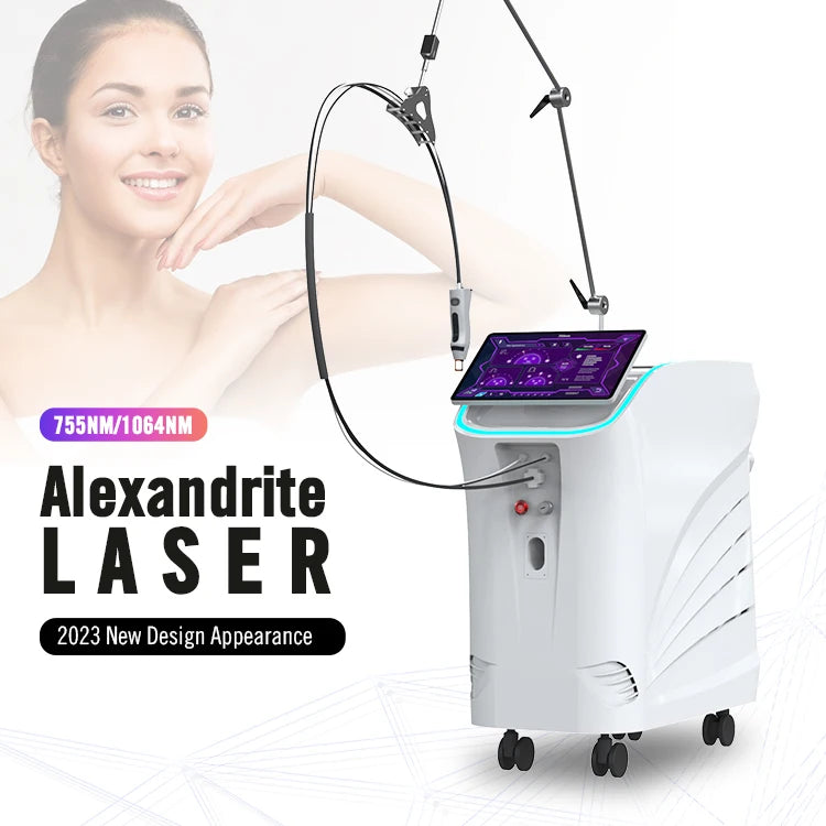 755nm Alexandrite Diode Long Pulse Laser Hair Removal Machine
