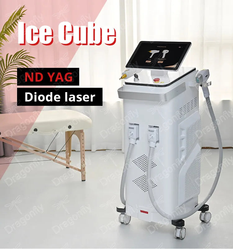 2-in-1 1600W ND Yag & 808nm Diode Laser Beauty Machine