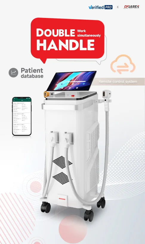 Diode Alexandrite Titanium Laser Hair Removal Machine – 755nm, 808nm, 1064nm, High-Quality Permanent Depilation