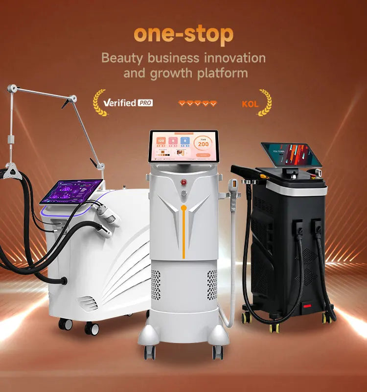 600–1200W Ice Titanium Plus Diode Laser Hair Removal Machine – 4 Wavelengths 808nm