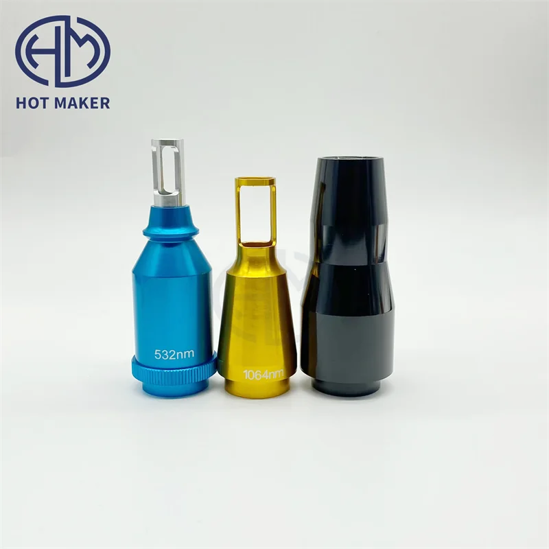 Probe Handle Head 532nm 1064nm 1320nm 755nm Laser Lens Tip For Tattoo Removal Blackhead