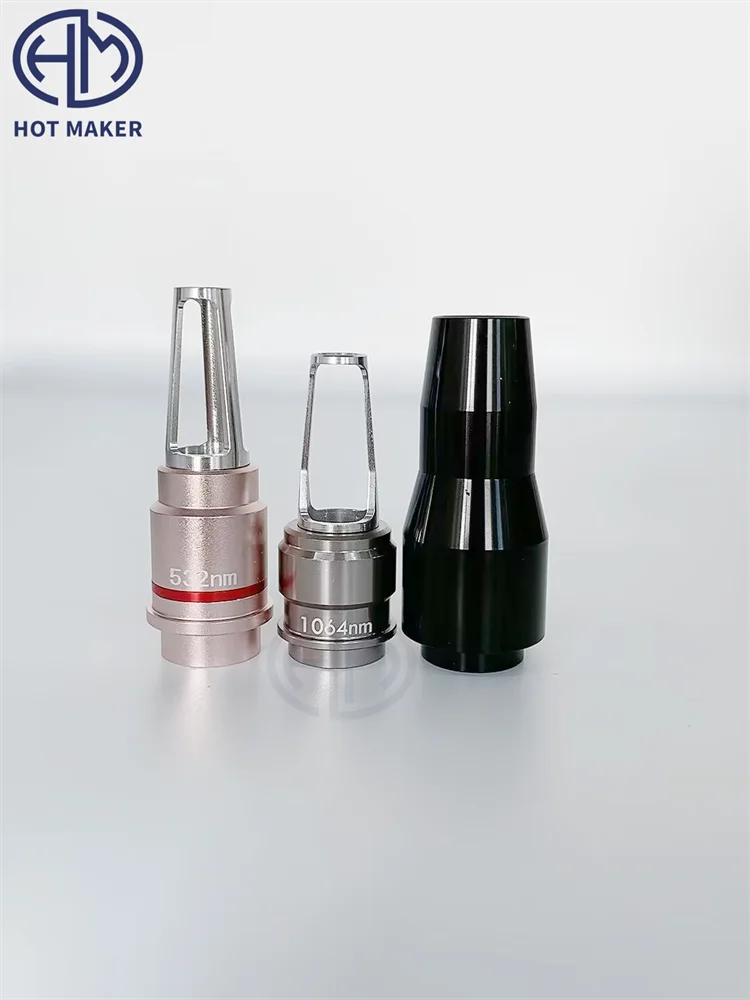 Probe Handle Head 532nm 1064nm 1320nm 755nm Laser Lens Tip For Tattoo Removal Blackhead