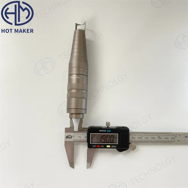 Adjustable 1064 Switchable Laser Head Yag Handle Tip Lens Spot Size Carbon Tattoo IPL Hair Removal Machine Beauty Spare Part