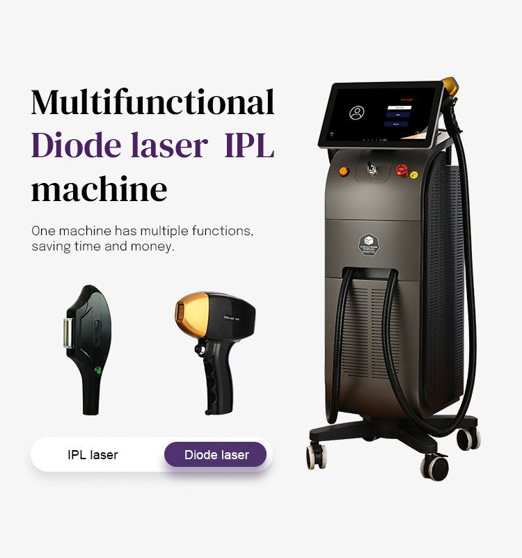 USA coherent diode laser 3 in 1 multifunctional diode laser hair removal skin rejuvenation tattoo removal machine