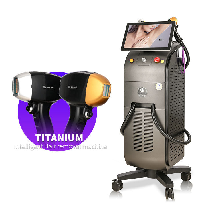 2-in-1 Laser Beauty Equipment – IPL & Diode Laser Hair Removal Machine with Skin Rejuvenation, Professional Salon Use