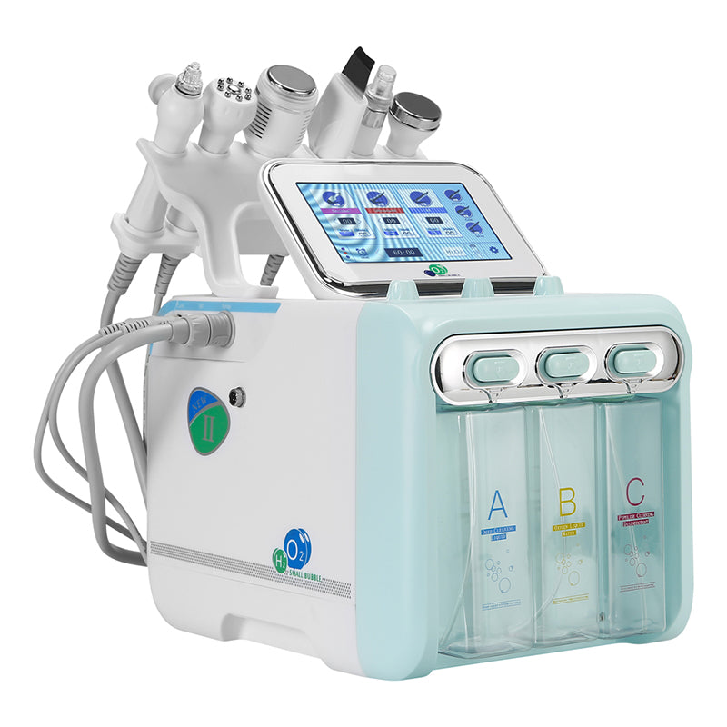 New Arrival 6-in-1 Multifunction Skin Care Device – Anti-Aging H2O2 Hydrogen Oxygen Jet Small Bubble Beauty Machine