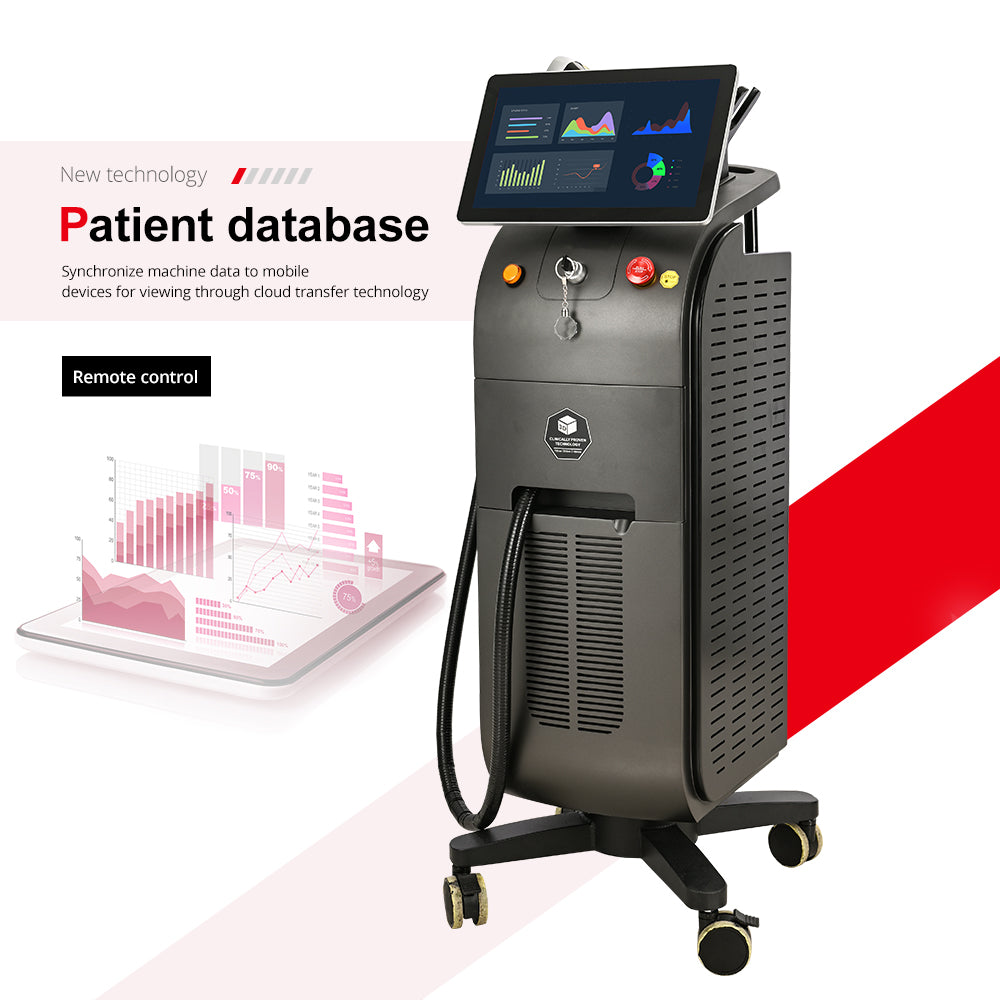 2025 Hot Ice Titanium Diode Laser Hair Removal Machine | Dual or Single Head | CE TUV ISO Certified | 1600–2000W | 4 Wavelengths 755/808/940/1064nm