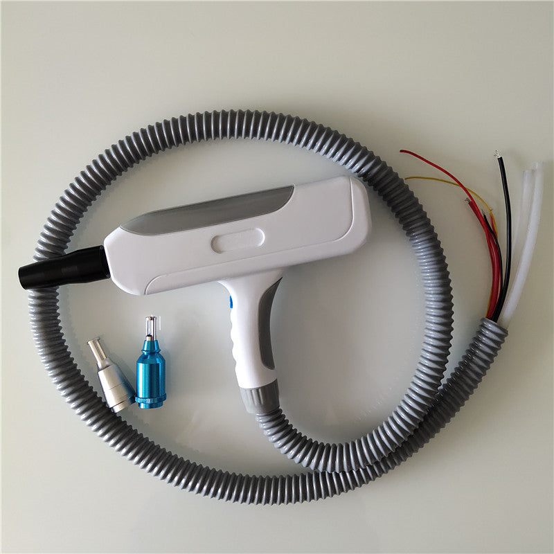 Beauty Machine Nd Yag Laser Handpiece with high-energy Q-switch Handle Included 3 pcs laser treatment Head