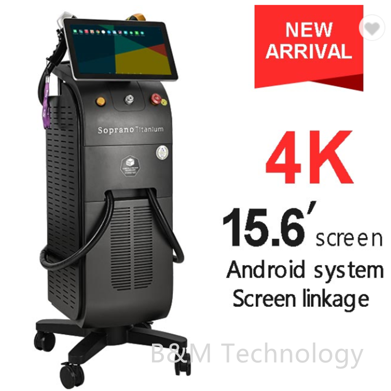 Newest Soprano Ice Titanium 3-Wave Diode Laser Hair Removal