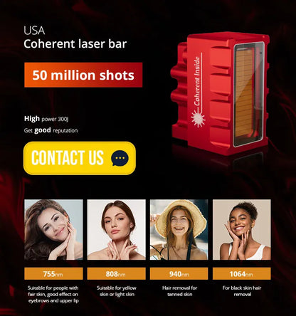 Laser Harmony XL Pro Ice Titanium 808nm Diode Laser Hair Removal Device – UV Disinfection