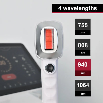2025 AI Smart Ice Titanium Diode Laser Hair Removal Machine – Switchable Spot, Triple Wavelength