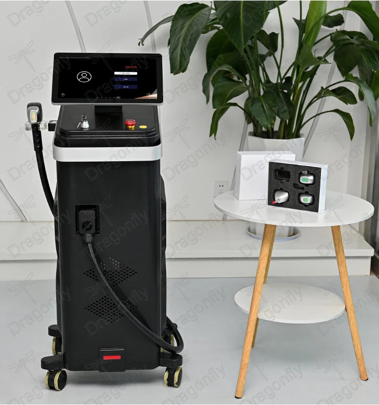Newest 4 Wavelength Ice Diode Laser Hair Removal Machine – 755nm 808nm 940nm 1064nm, Permanent Epilation