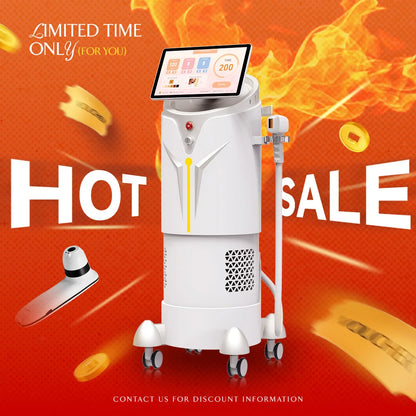 BMLASER 2025 Titanium Ice Diode Laser Hair Removal Machine – 755/808/1064nm, 600–2000W