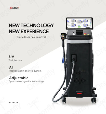 Professional Alexandrite Laser Hair Removal Machine – 5 Wavelengths, CE TUV ISO Certified, 600–2000W