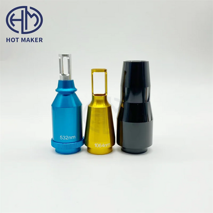 Probe Handle Head 532nm 1064nm  1320nm 755nm Laser Lens Tip For Tattoo Removal Blackhead