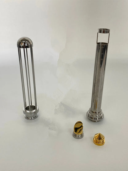 Fractional Laser Accessories Private Treatment Head Private Gold-plated Hand Tool Private Sleeve Casing  Vaginal Kit