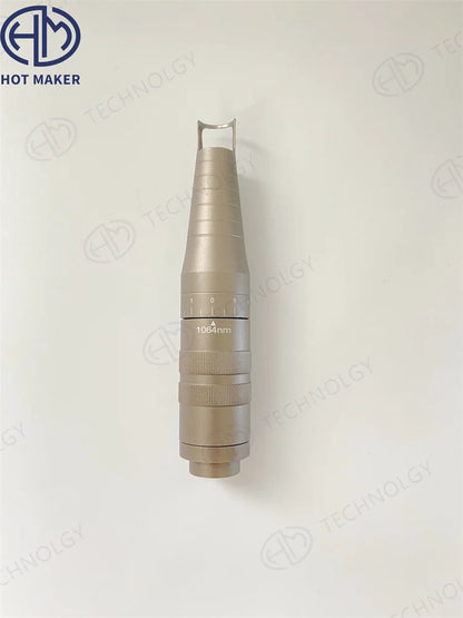Adjustable 1064 Switchable Laser Head Yag Handle Tip Lens Spot Size Carbon Tattoo IPL Hair Removal Machine Beauty Spare Part