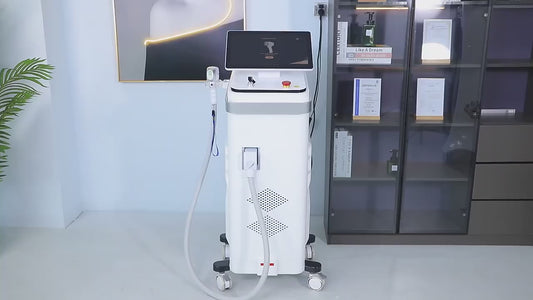 2025 Platinum Alexandrite Diode Laser Hair Removal Machine – 755nm 808nm 1064nm Ice Cooling Permanent Epilator for Salon & Clinic
