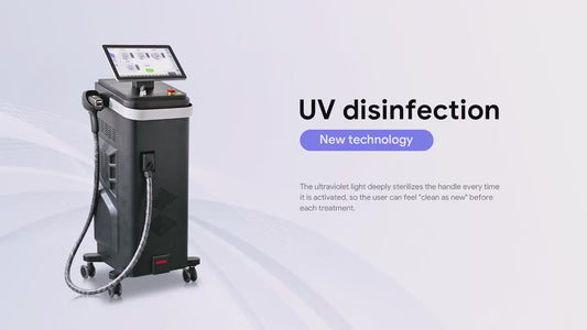 Diode Alexandrite Titanium Laser Hair Removal Machine – 755nm, 808nm, 1064nm, High-Quality Permanent Depilation