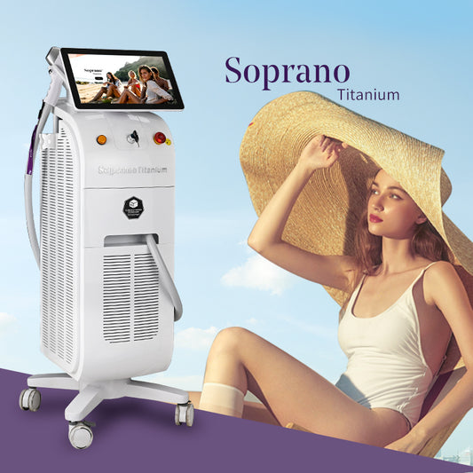 2022 Soprano Ice Titanium  Single Handle 755 808 1064nm Laser 1000W Diode Laser Hair Removal Beauty Machine Newest 3Wave CE