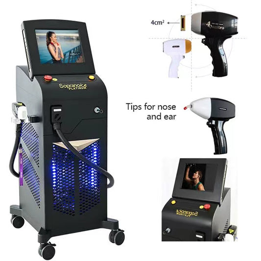 2022 1200w 755nm 808nm 1064nm Diode Laser Hair Removal Machine