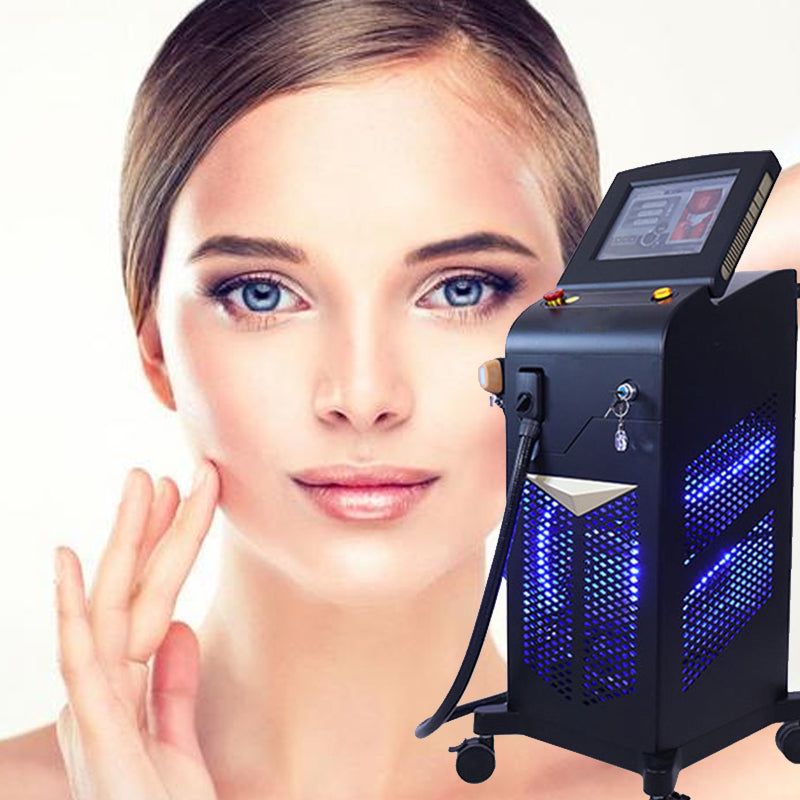 Professional 1200W 808nm Diode Laser Hair Removal Machine – Triple Wavelength Ice Platinum System