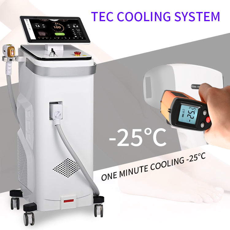 2025 Newest Remote Control Diode Laser Hair Removal Machine | 4 Wavelengths 755/808/940/1064nm | 800–2000W Beauty Salon Equipment