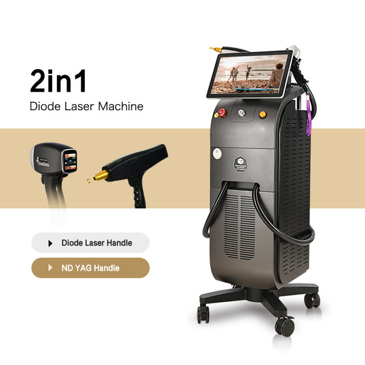 New 2023 products Beauty salon equipment 2in1 IPL/1200w diode laser Hair Removal Machine hair removal laser