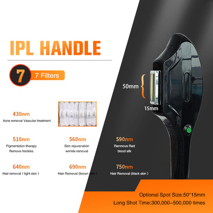 3-in-1 IPL / ND-YAG / Diode Laser Hair Removal Machine | Multifunctional Beauty Salon & Tattoo Removal Equipment