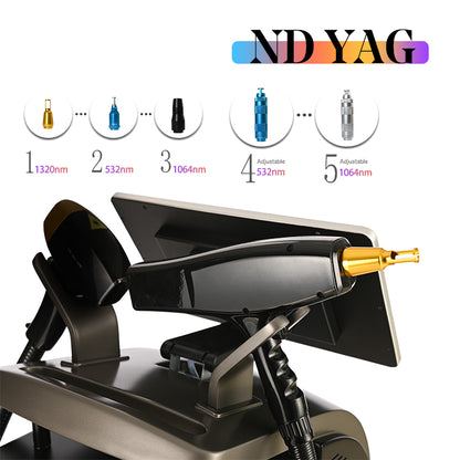 USA coherent diode laser 3 in 1 multifunctional diode laser hair removal skin rejuvenation tattoo removal machine
