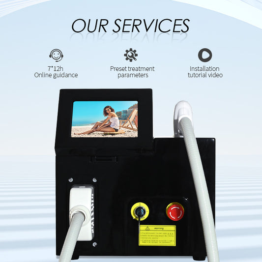 laser beauty equipment Android system Portable Ice titanium Platinum diode laser approved 3 wavelength laser hair removal