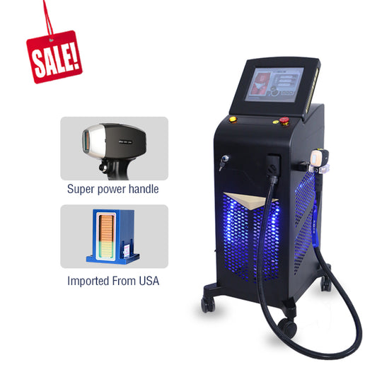 Laser platinum titanium 3 wavelength 755nm 1064nm 808nm diode hair laser removal alma laser hair removal machine for sale